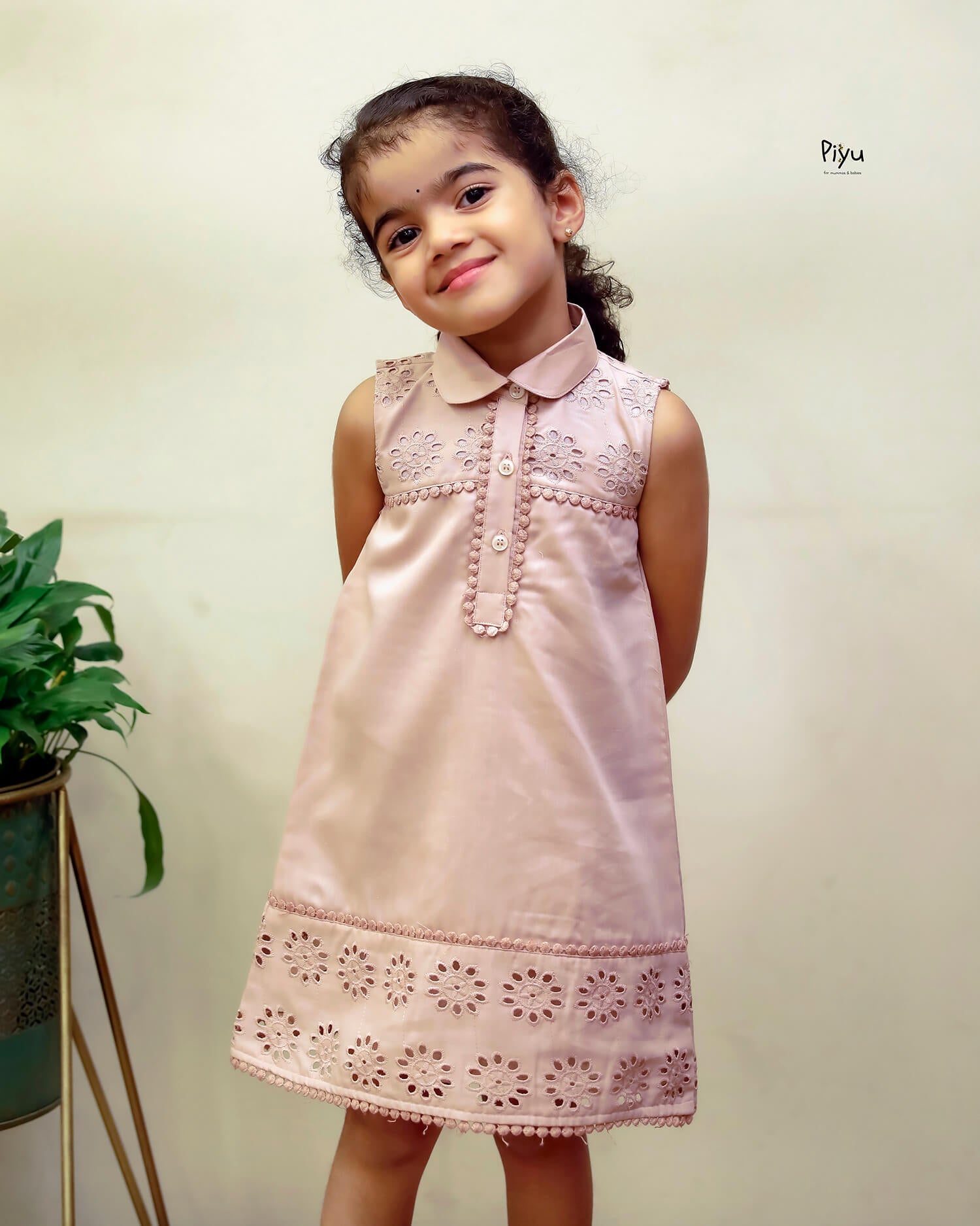 Cotton Frock for Girls: Soft, Breathable and with Lining.
