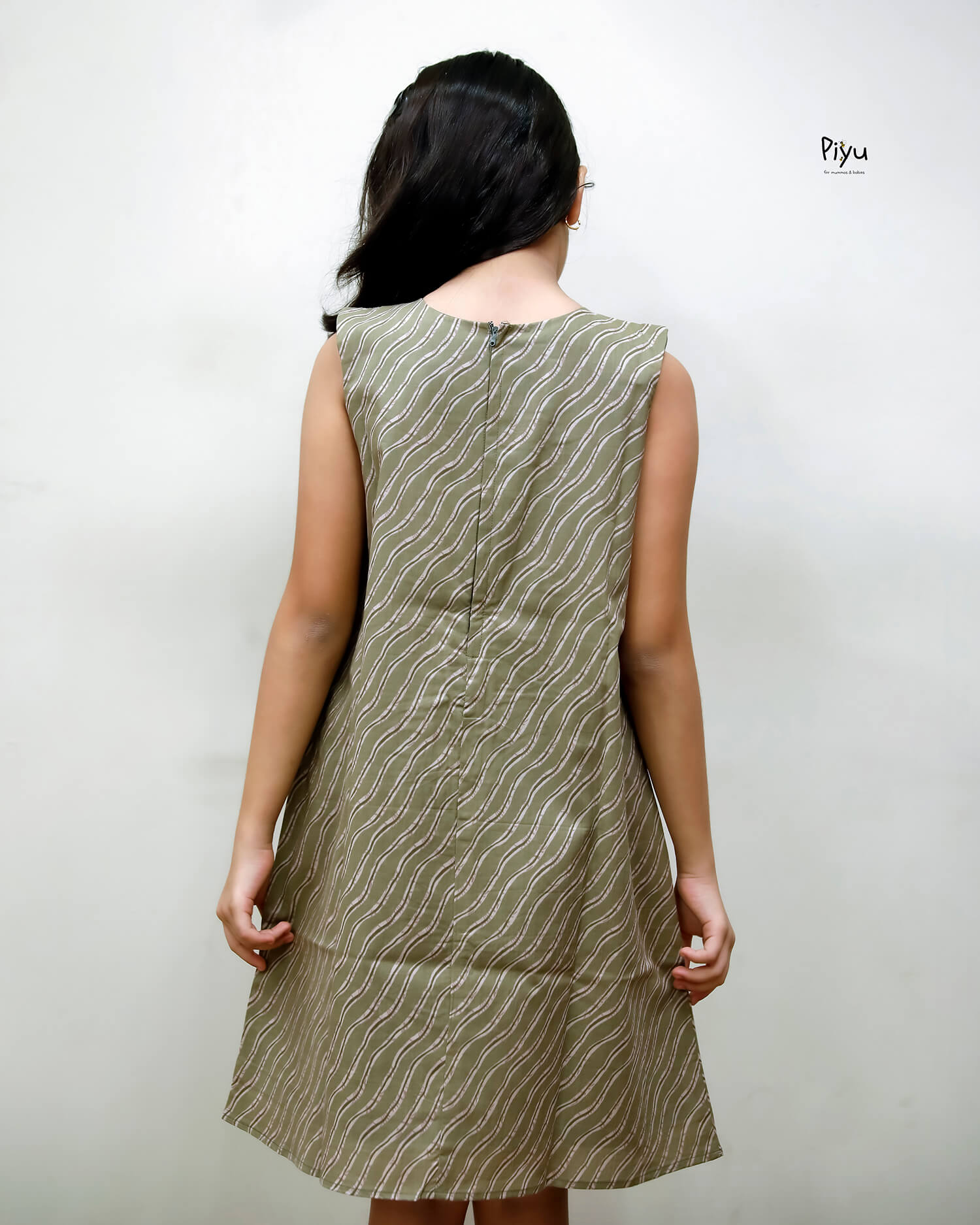 South Cotton Kids Frock, Lace Butterfly Collar