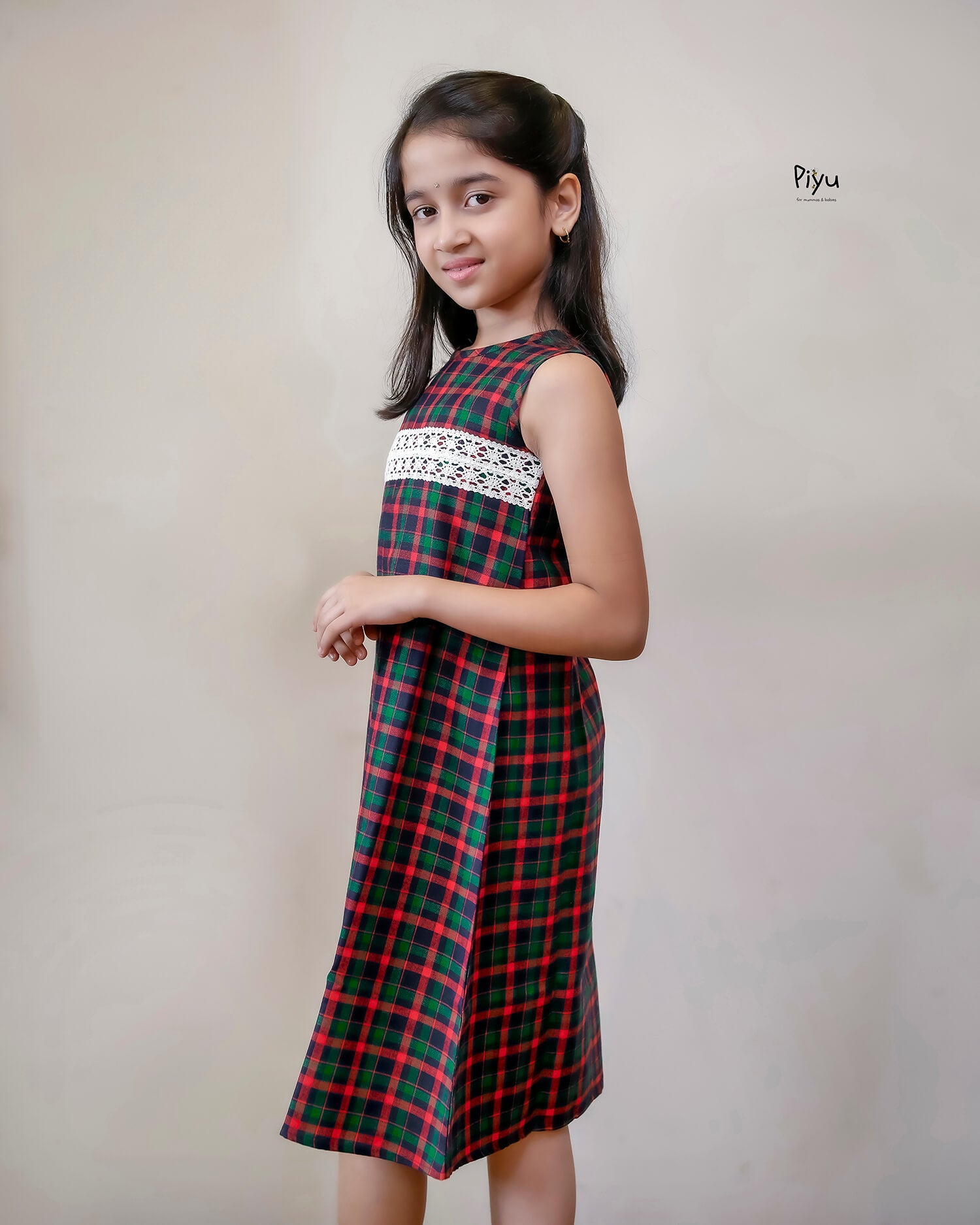 Spun-Cotton A-Line Dress | Crochet Lace & Twirl-ready