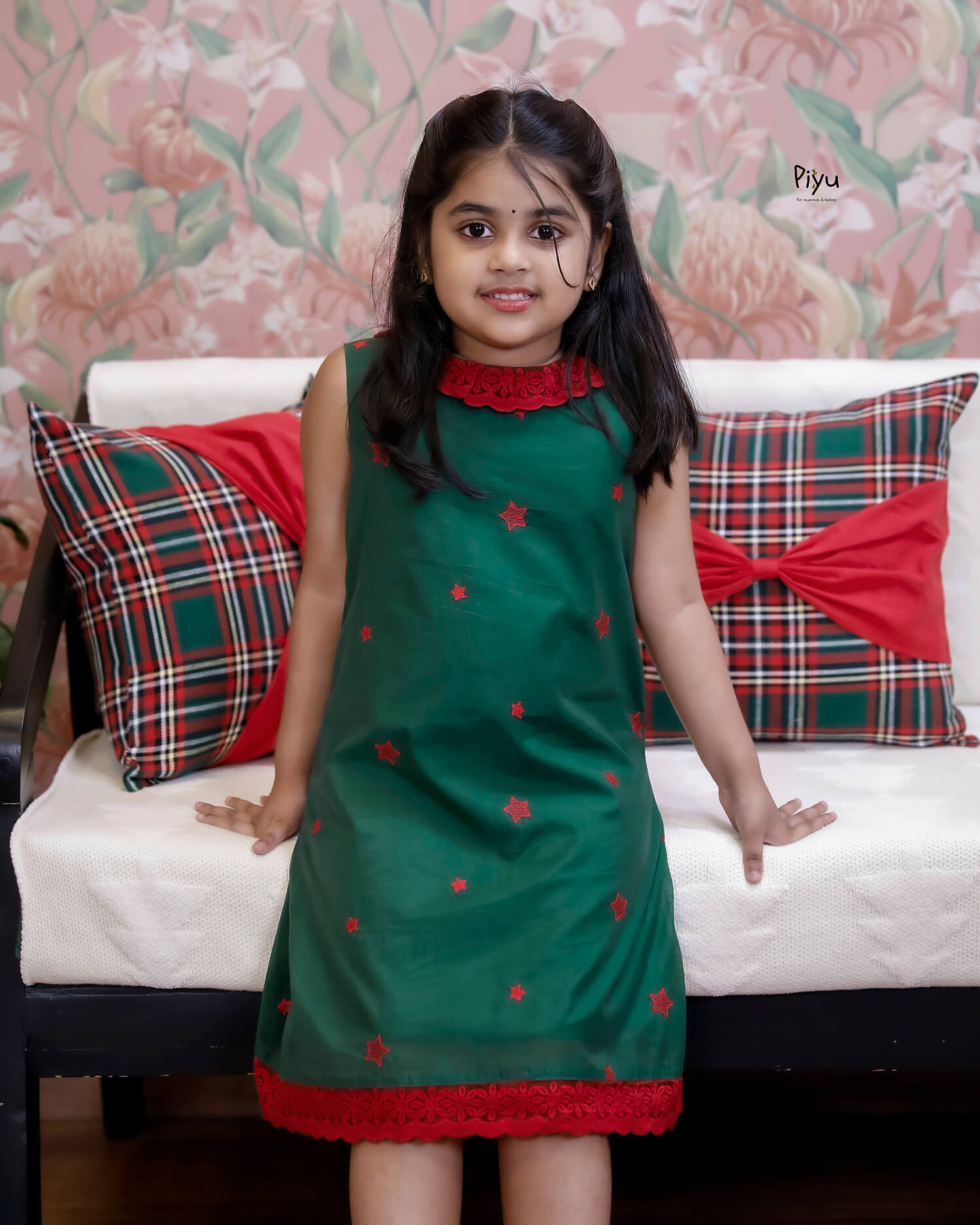 Mul Chanderi A-Line Frocks: Embroidered & Lace-Trimmed