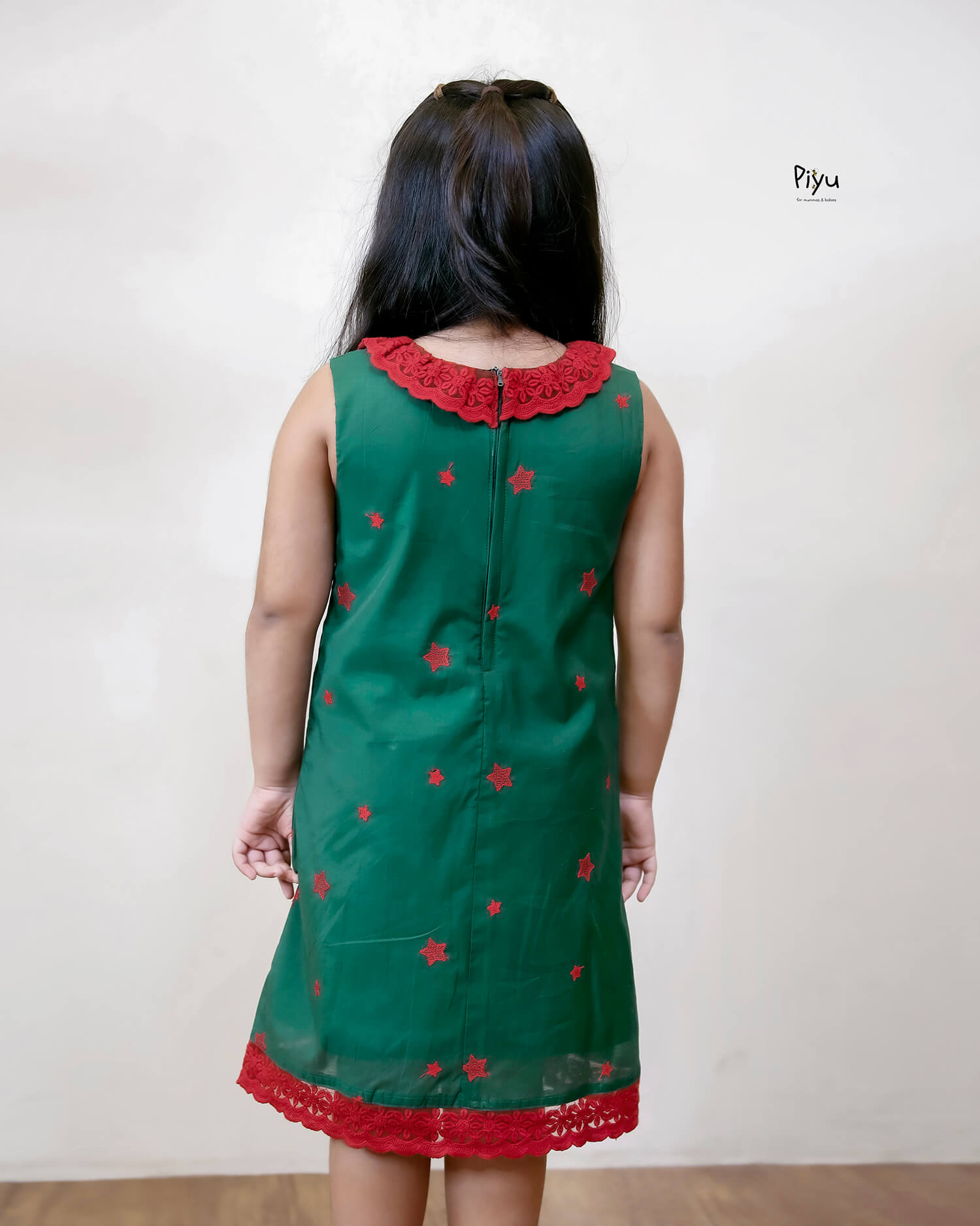 Mul Chanderi A-Line Frocks: Embroidered & Lace-Trimmed