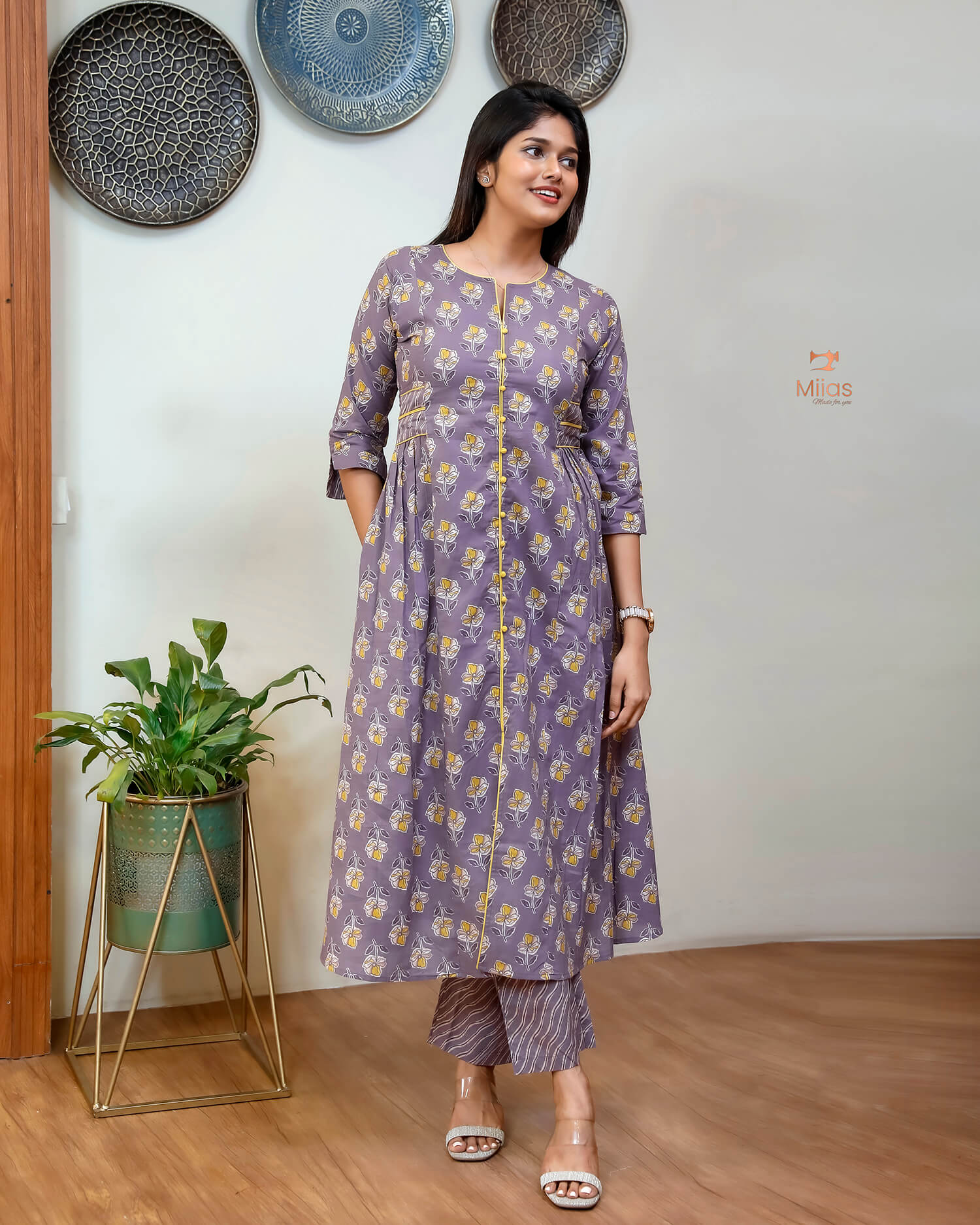 Cotton Co-ord Set: Effortless Style & Comfort-Lavender