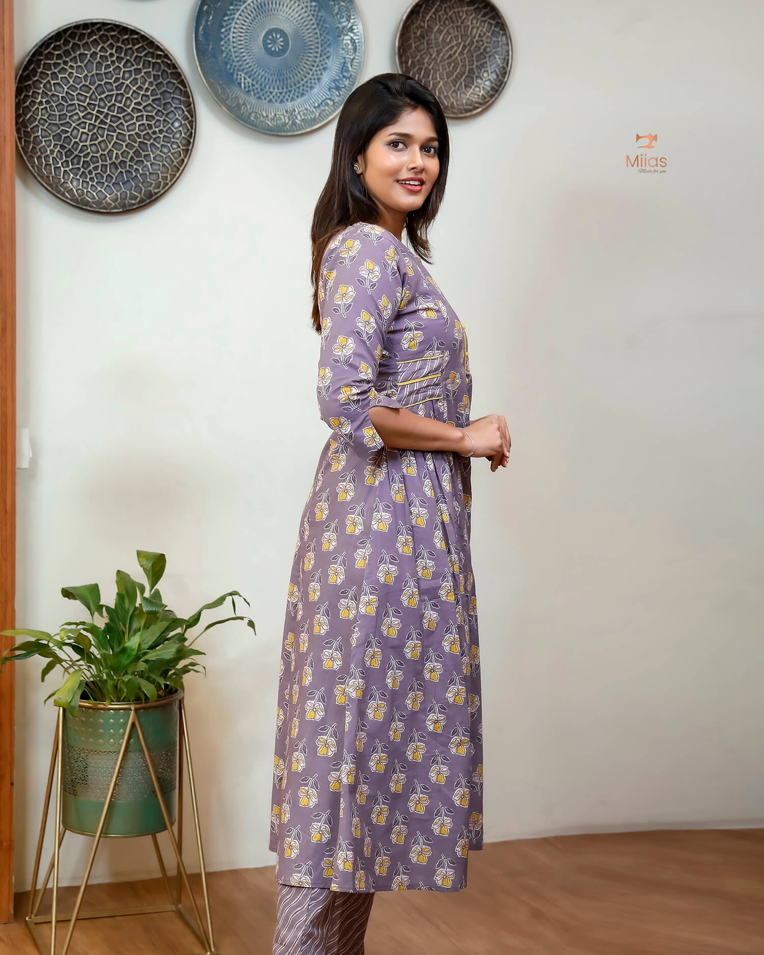 Cotton Co-ord Set: Effortless Style & Comfort-Lavender