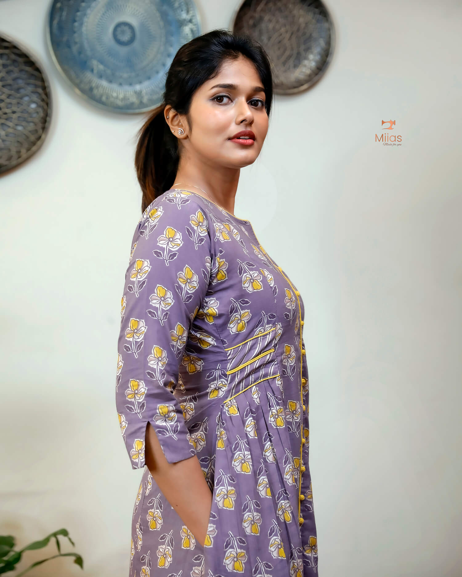 Cotton Co-ord Set: Effortless Style & Comfort-Lavender