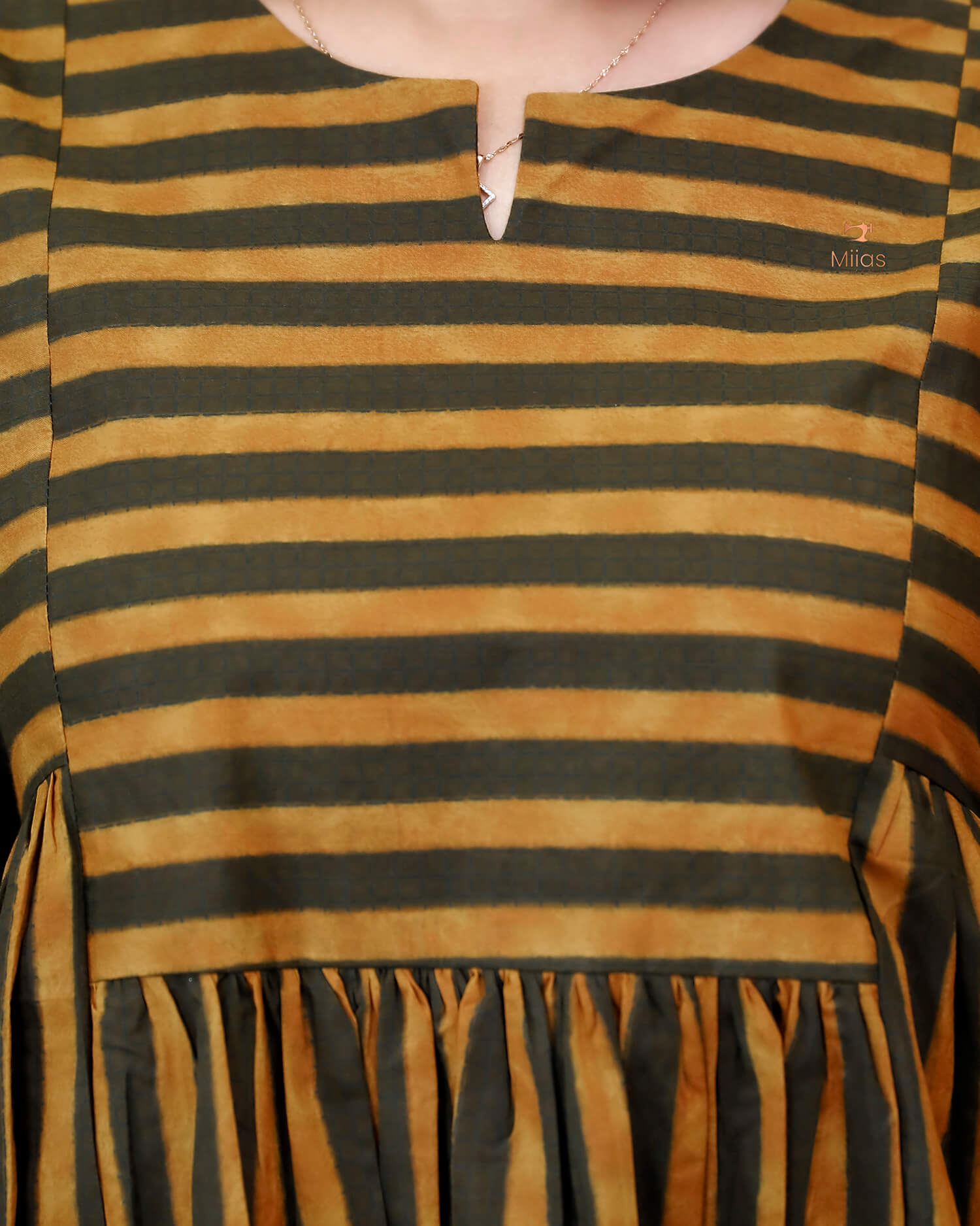 South Cotton Floral Print Puff-Sleeve Kurti Dress