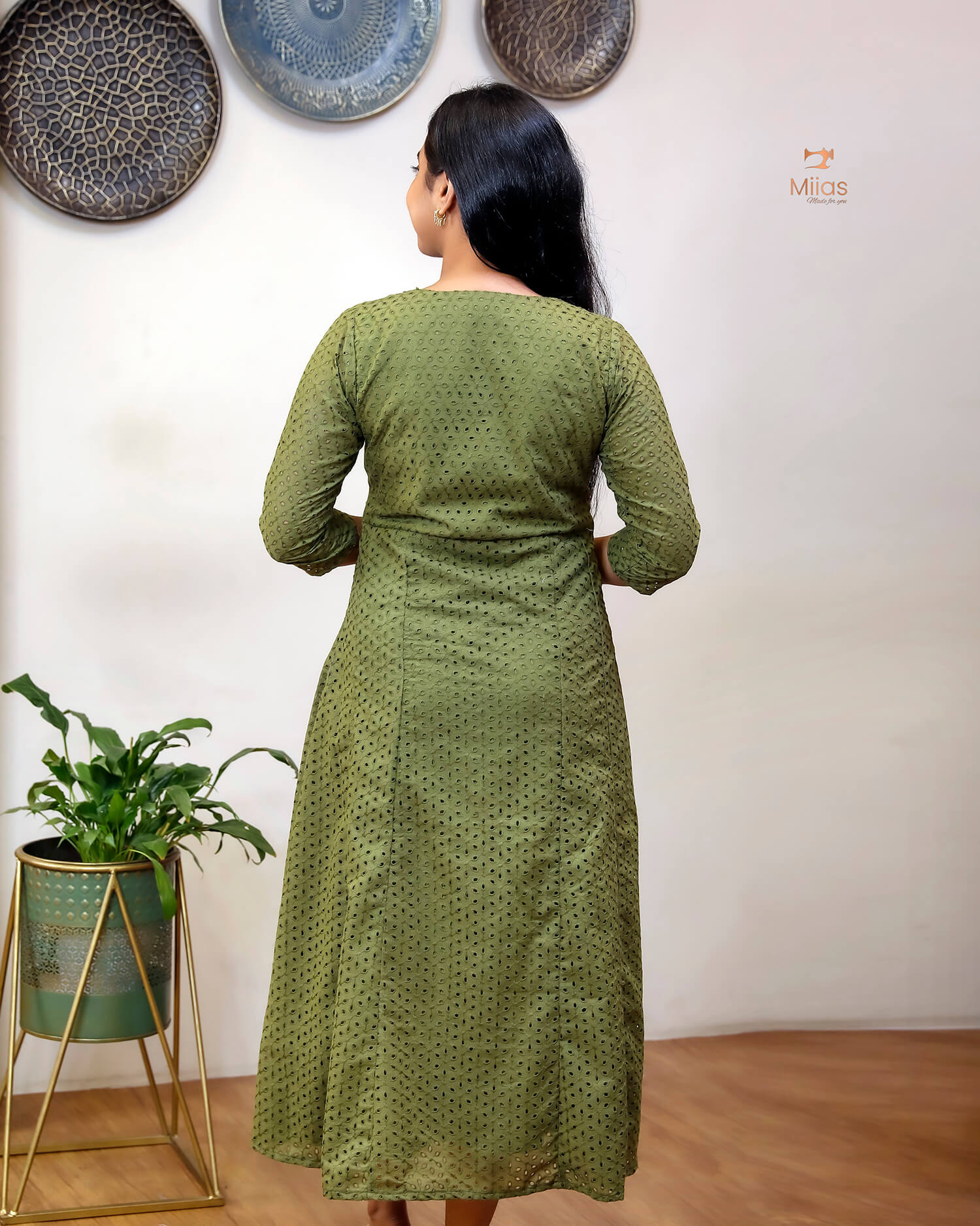 Elegant Sequined Panel Top in Soft Cotton