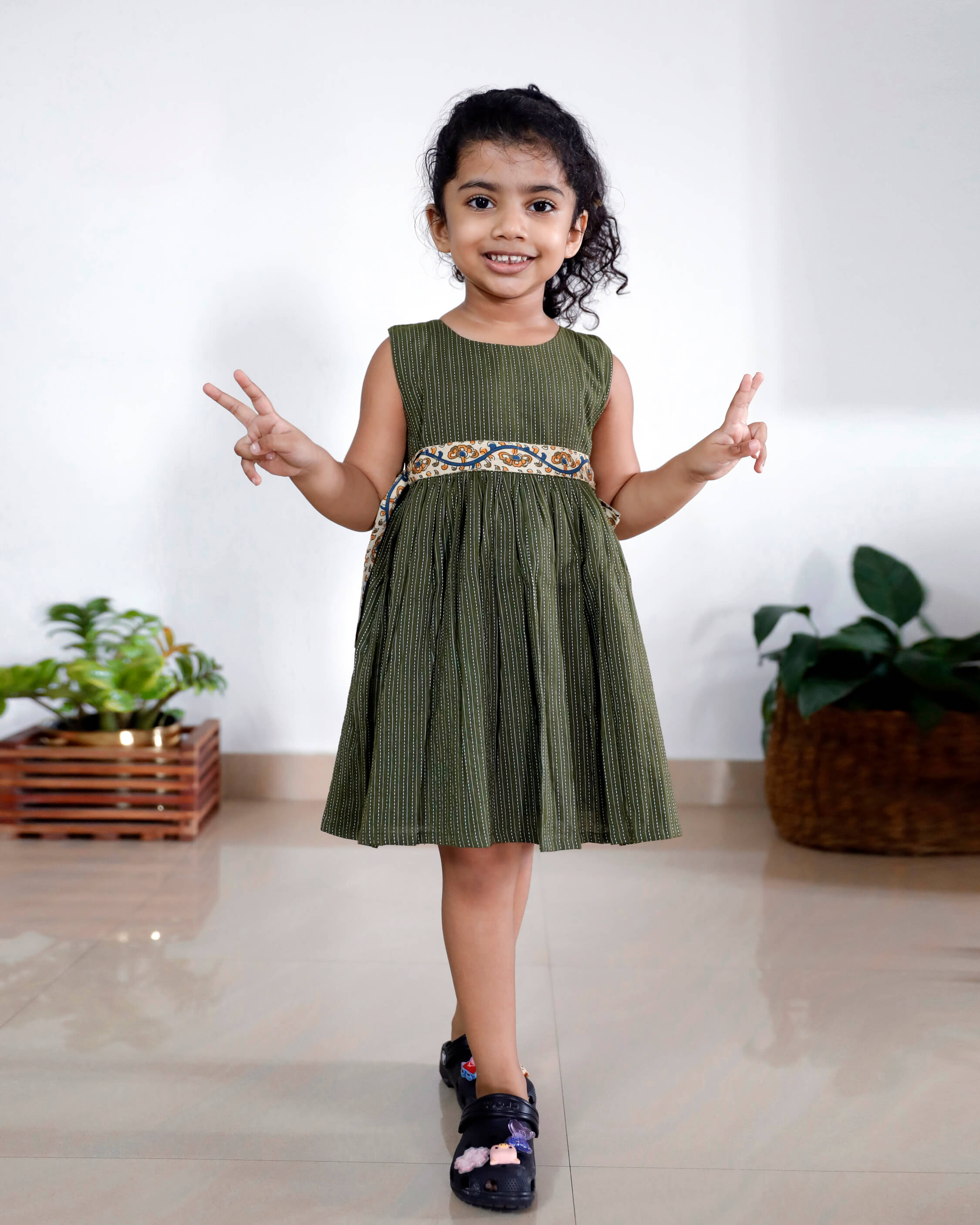 Kantha Cotton Kids Frock