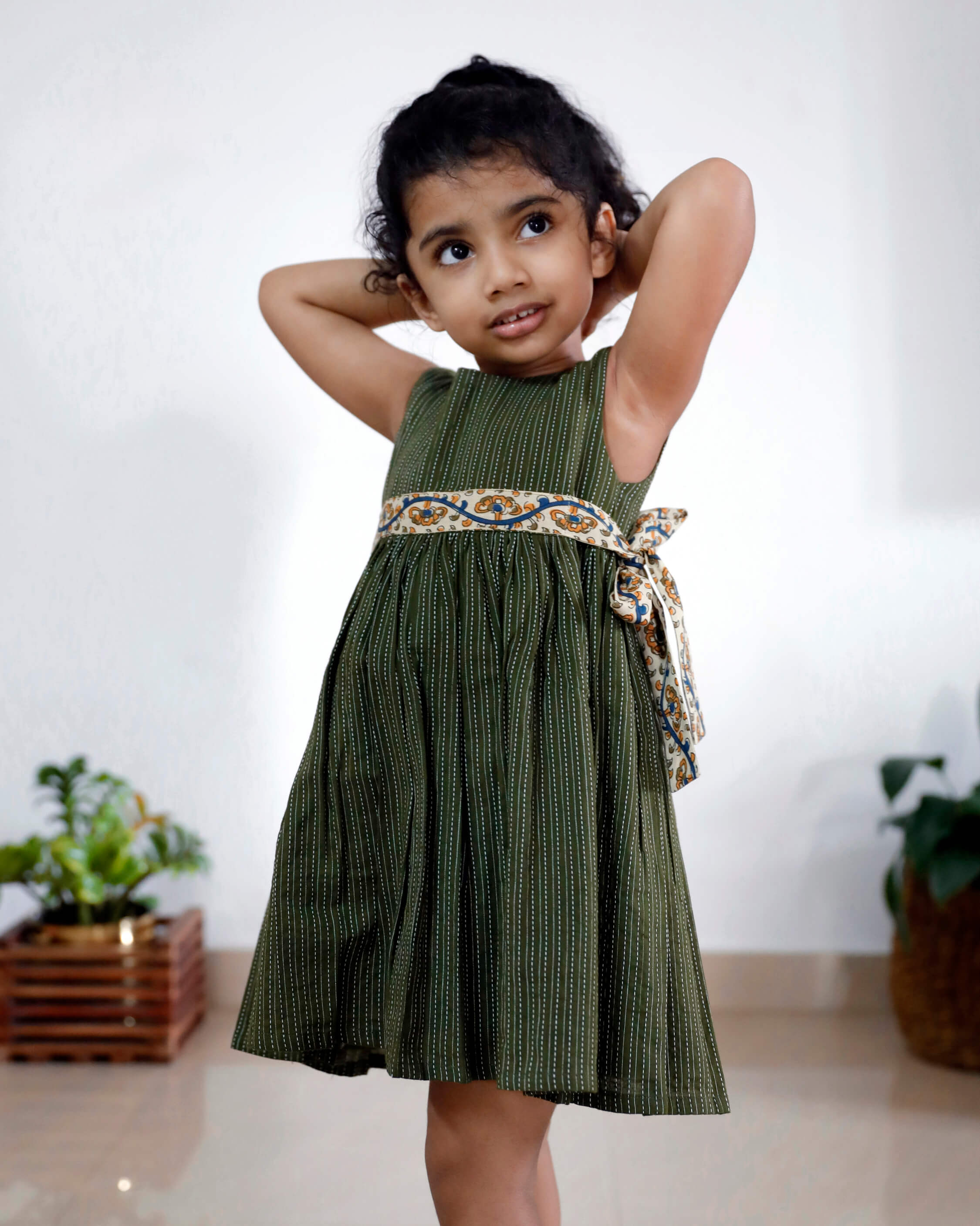Kantha Cotton Kids Frock