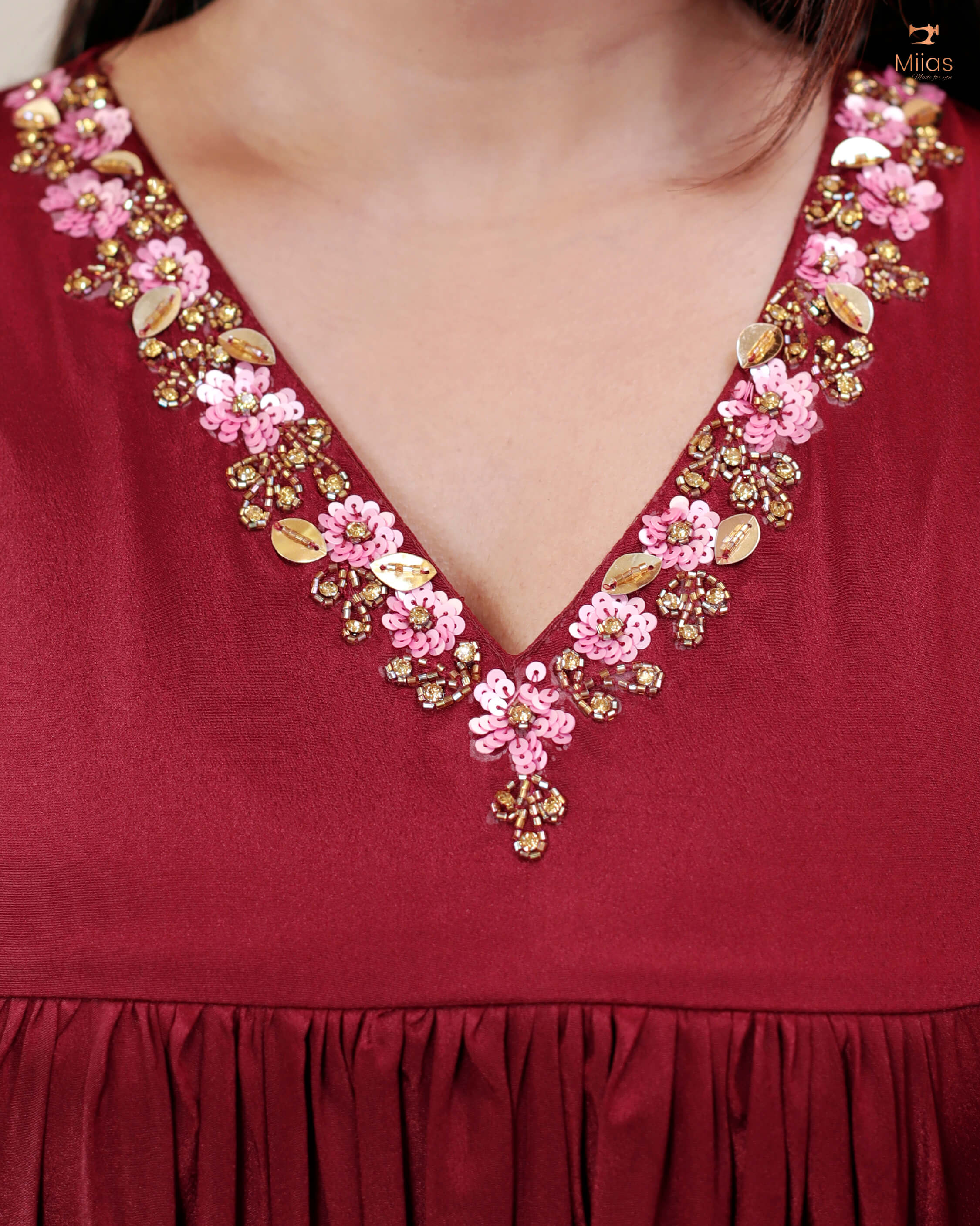 Crepe silk dress-style kurti