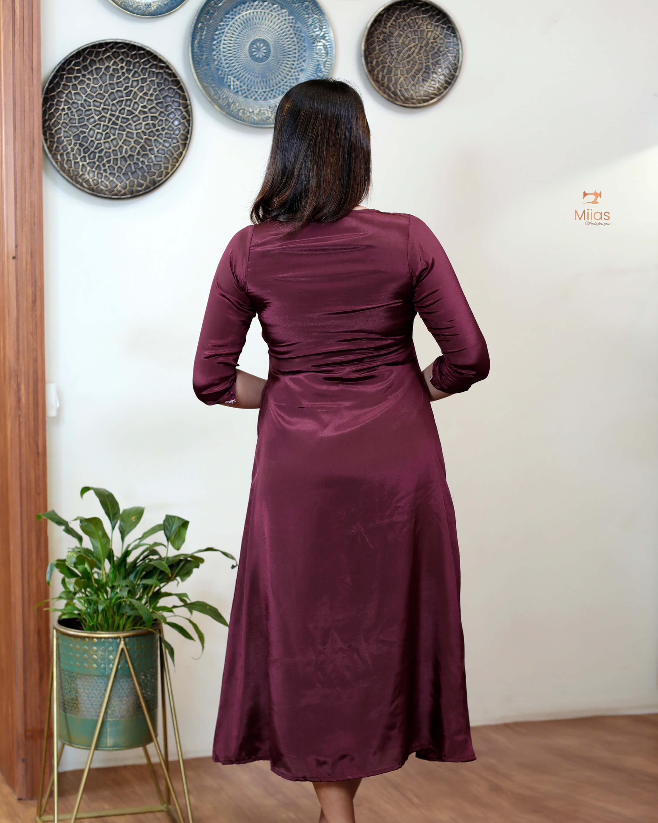 Crepe silk dress-style kurti
