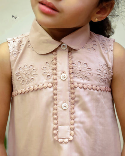 Cotton Frock for Girls: Soft, Breathable and with Lining.
