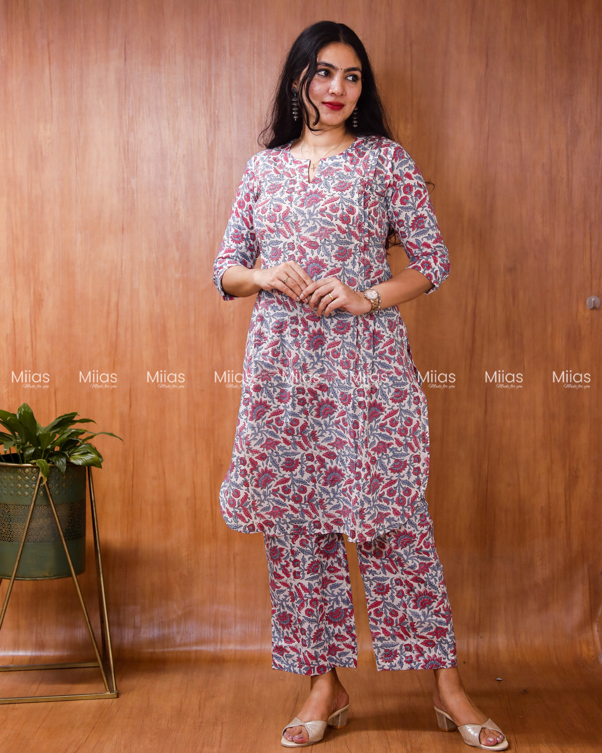 Jaipur Cotton Co-ord Set | Pintuck Detail + Semi-Parallel | White