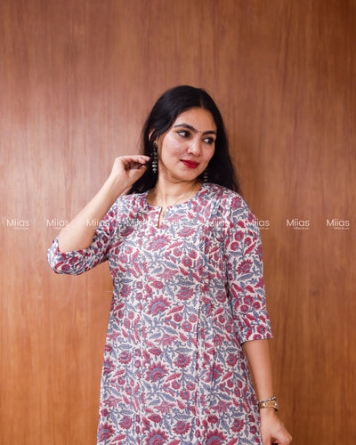 Jaipur Cotton Co-ord Set | Pintuck Detail + Semi-Parallel | White