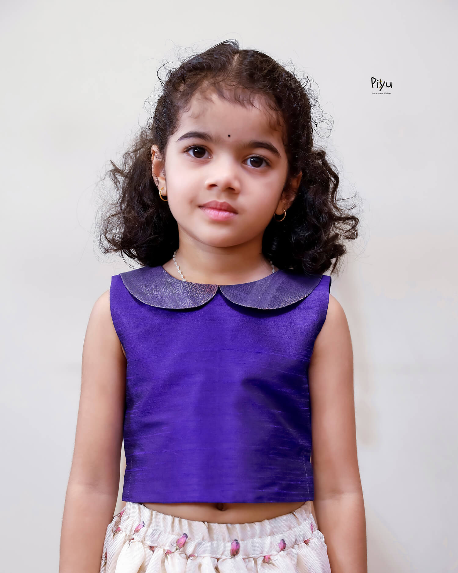 Semi-Silk Blouse | Cotton Tissue Skirt Set