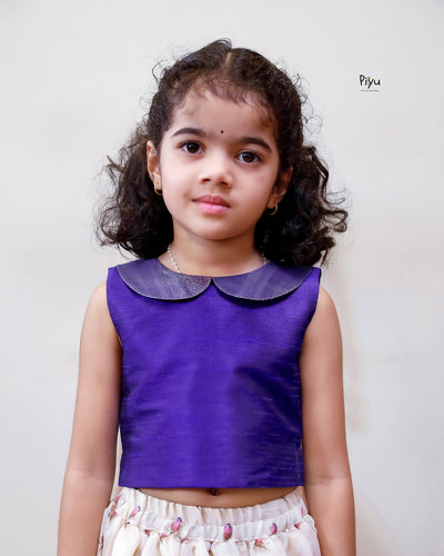 Semi-Silk Blouse | Cotton Tissue Skirt Set