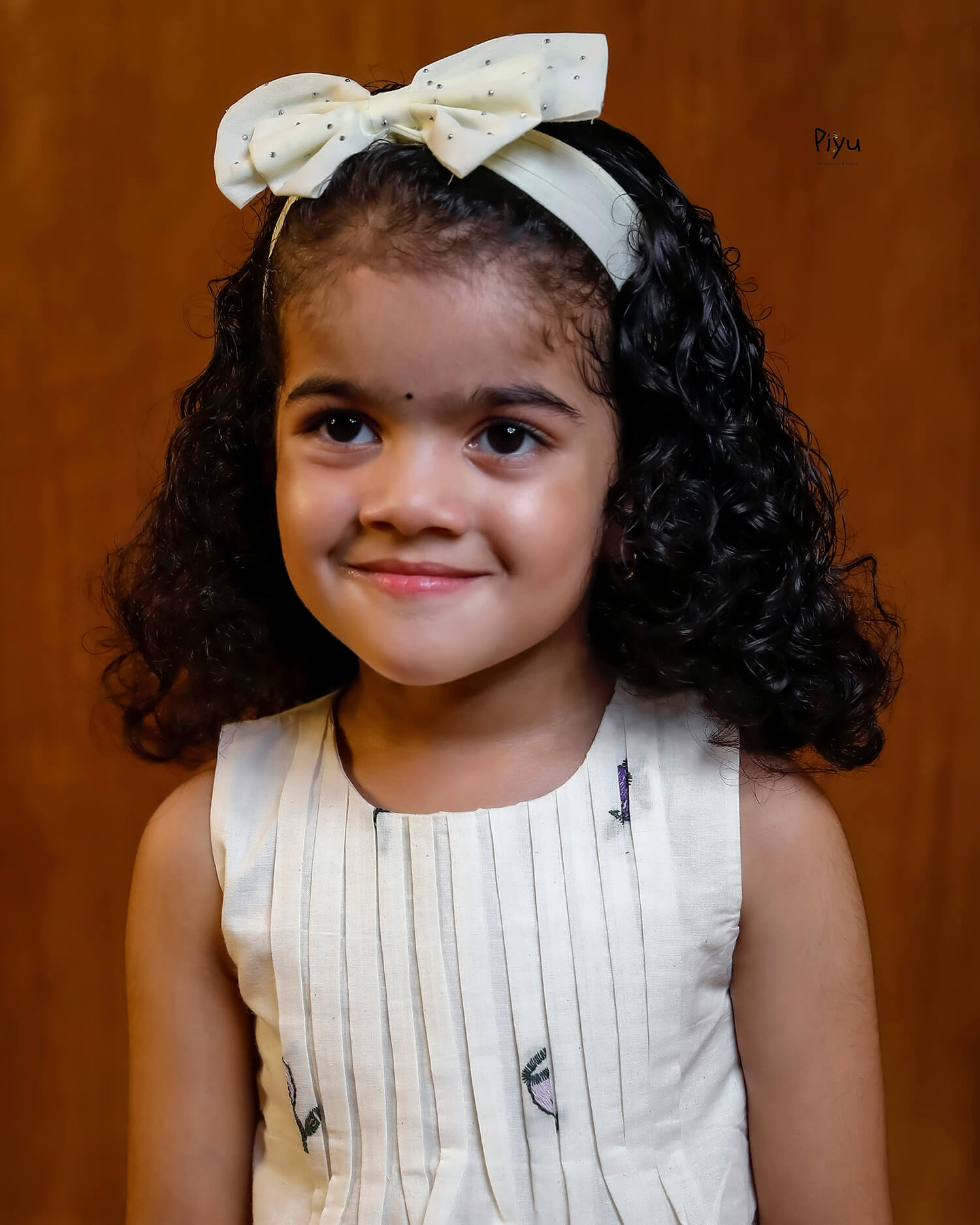Soft Kora Cotton Embroidered Frock – Twirly A-Line Dress for Kids