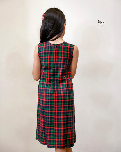 Spun-Cotton A-Line Dress | Crochet Lace & Twirl-ready