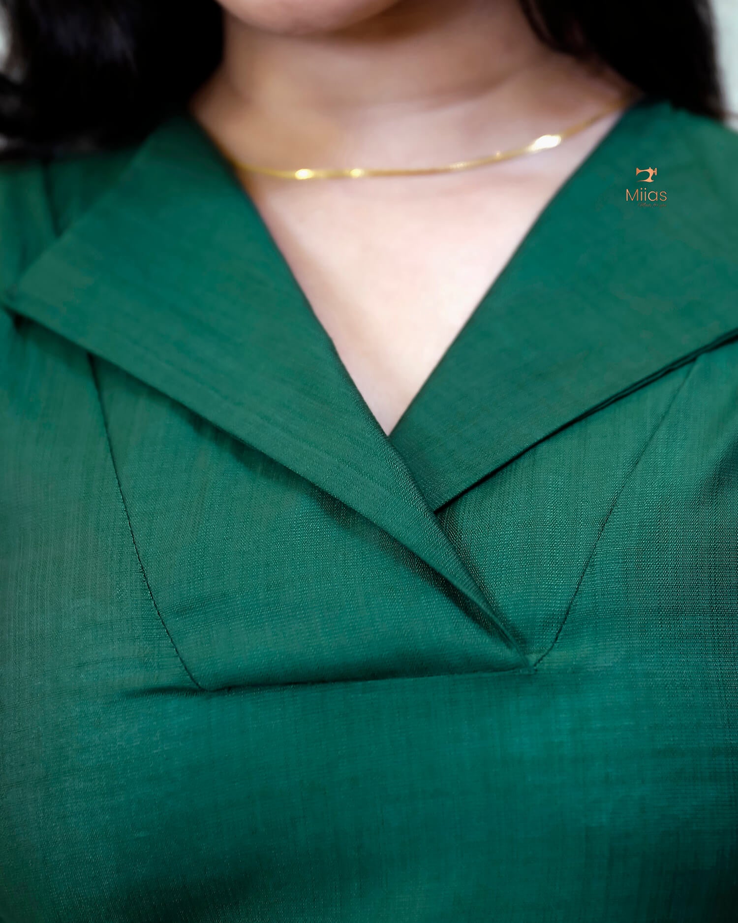 Vatican Two-Piece Set with Printed Chiffon Dupatta-Green.