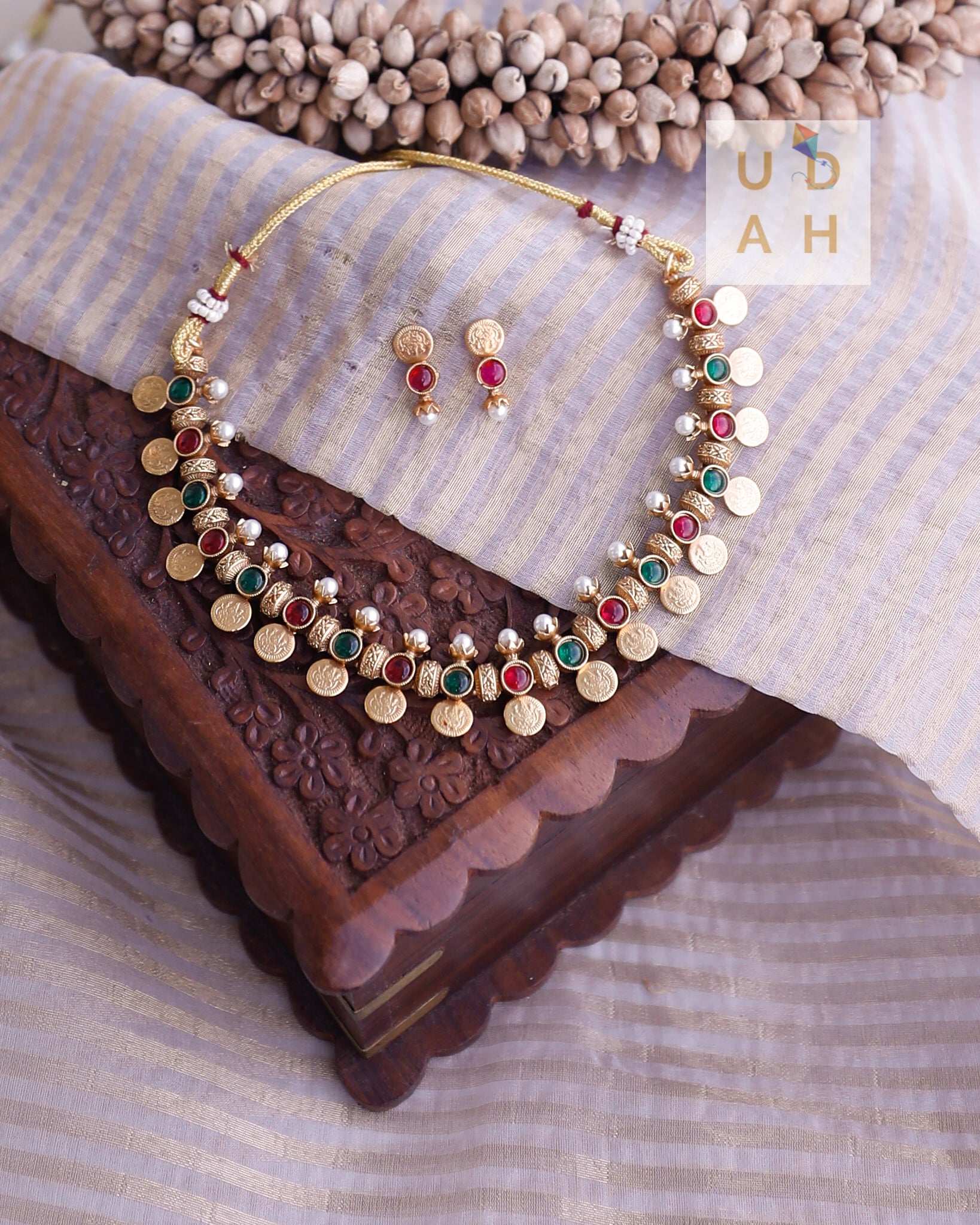 The Imperial Kasu Mala Coin Choker Set