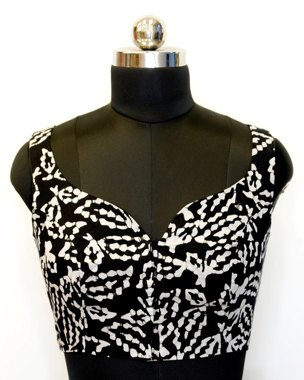 Sleeveless blouse Cotton