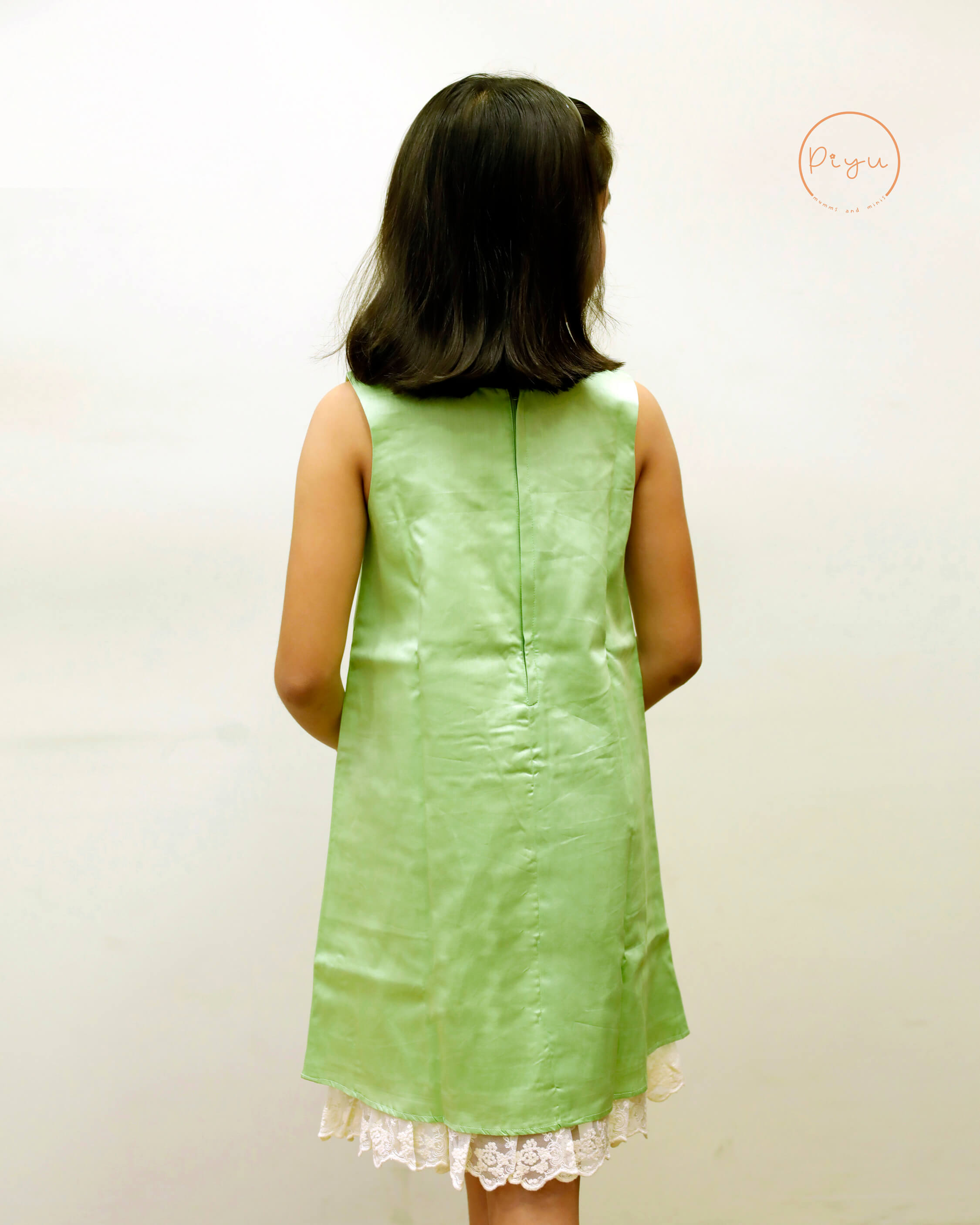 A Line Frock with cut work