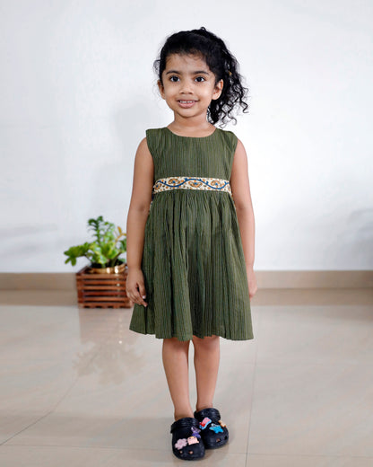 Kantha Cotton Kids Frock