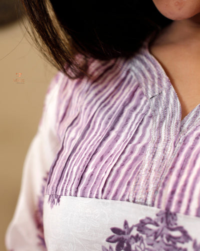 South Cotton co-ord Set-Lilac