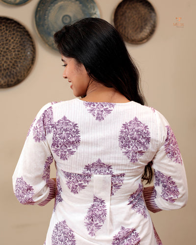 South Cotton co-ord Set-Lilac