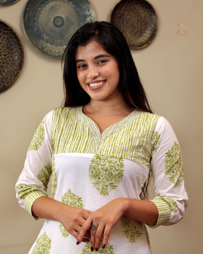 South Cotton co-ord Set-Green
