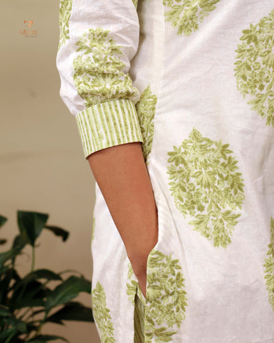 South Cotton co-ord Set-Green