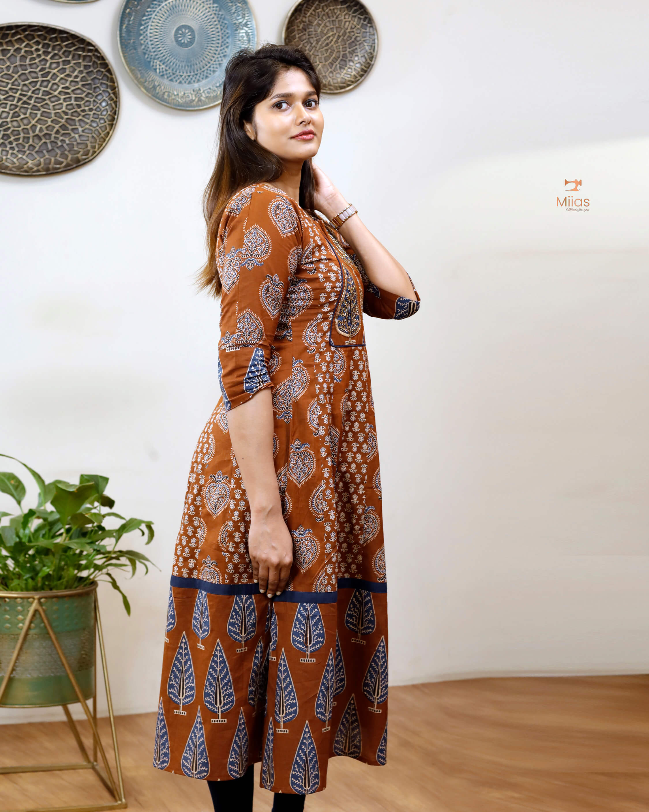 Pure Cotton panel cut Kurti