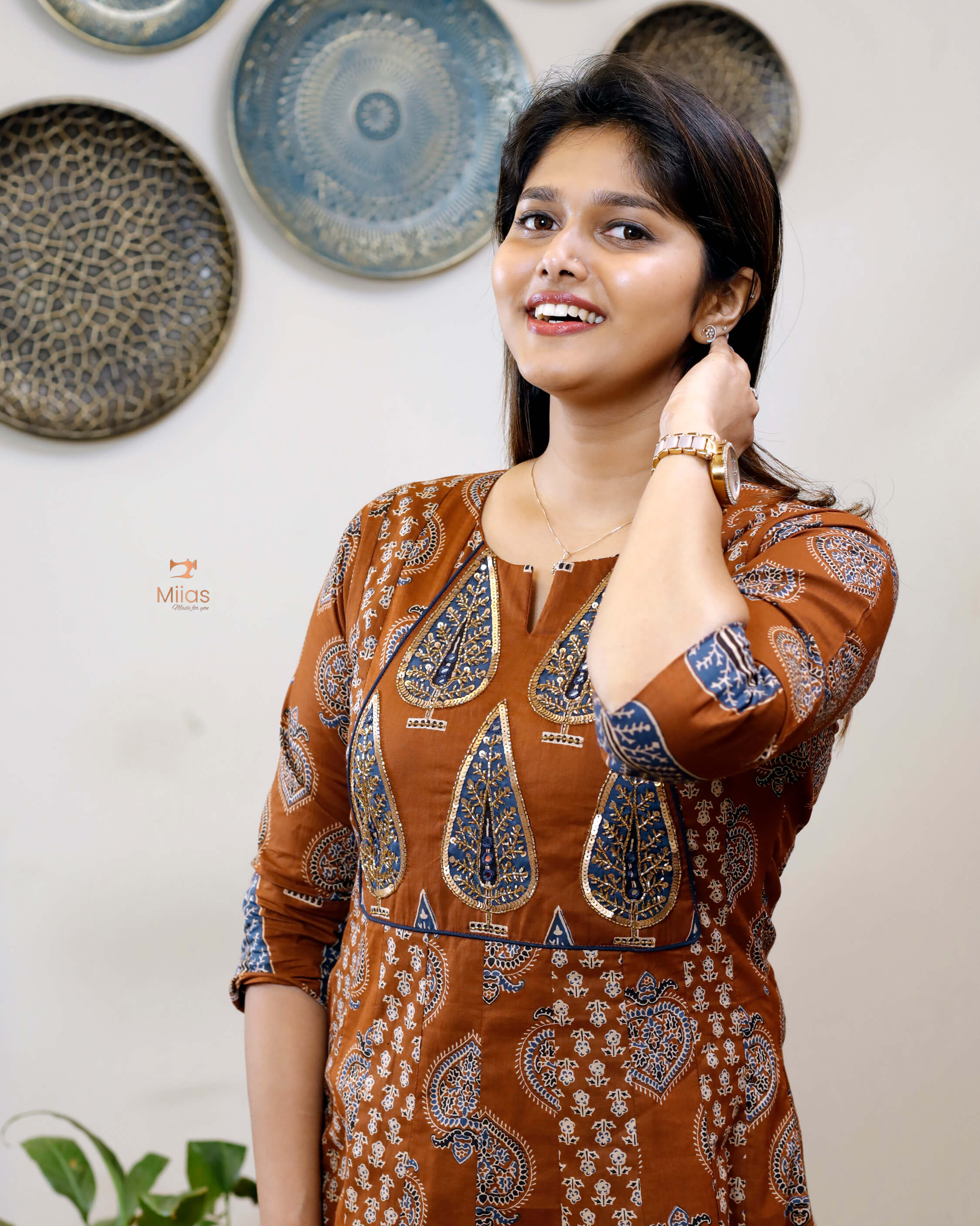 Pure Cotton panel cut Kurti