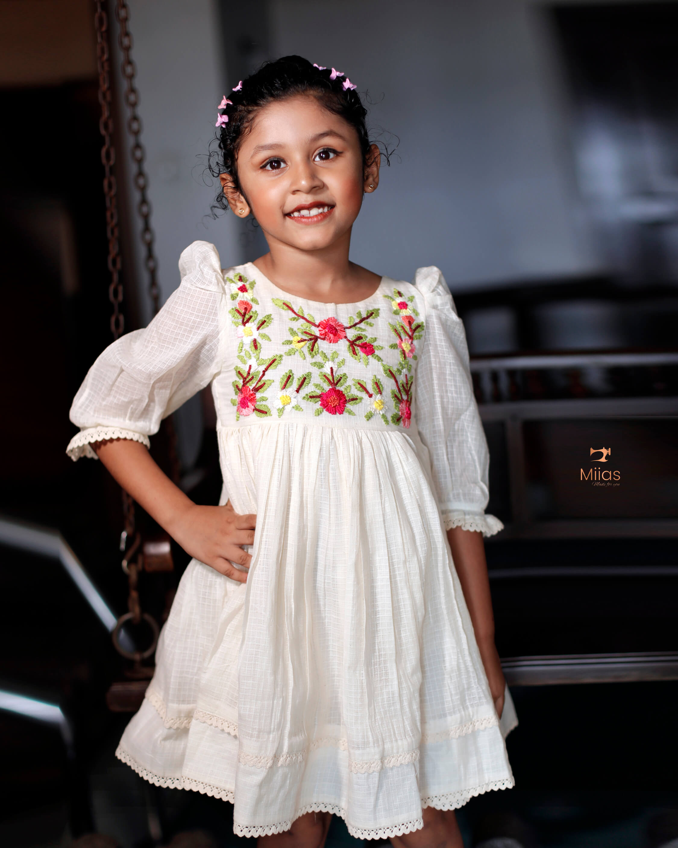 Pure Cotton Check Kota Frocks