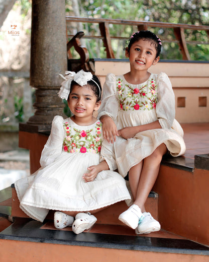 Pure Cotton Check Kota Frocks