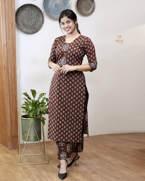 Ajrakh  Cotton Co Ord set